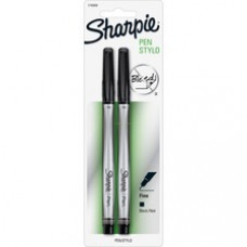 Sharpie Fine Point Pen - Fine Pen Point - Black - 2 / Pack