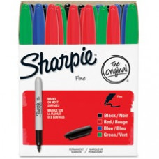 Sharpie Pen-style Permanent Marker - Fine Marker Point - Assorted Alcohol Based Ink