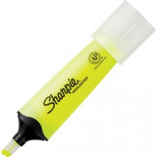 Sharpie Clear View Highlighter Pack - Chisel Marker Point Style - Yellow - 1 Dozen