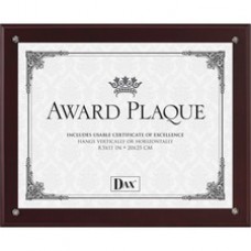 Dax Burns Group Plaque-In-An-Instant Kit - Mahogany1 Each
