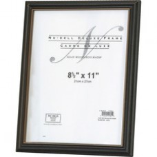 Nu-Dell Deluxe Wall Mount Document Frames - Holds 8.50