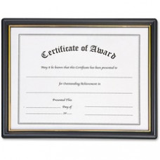 Nu-Dell Plastic Framed Award Certificate - Holds 11