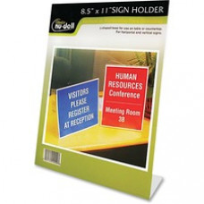 Nu-Dell One-piece Vertical Sign Holder - 1 Each - 8.5