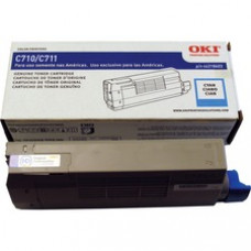 Oki Toner Cartridge - LED - 11500 Pages - Cyan - 1 Each