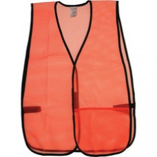 OccuNomix General Purpose Safety Vest - Lightweight - Mesh - Orange - 1 Each