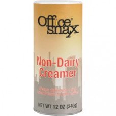 Office Snax Non-dairy Creamer Canister - 0.75 lb (12 oz) Canister - 24/Carton