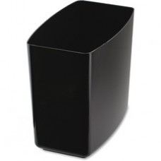 OIC 2200 Series Waste Container - 5 gal Capacity - 12.5" Height x 13.8" Width x 8.4" Depth - Black