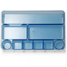 OIC Blue Glacier 9-Compartment Drawer Tray - 9 Compartment(s) - 1.1