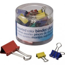 OIC Assorted Color Binder Clips - Medium - 1 / Pack - Assorted