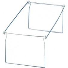 OIC Hanging Folder Frames - Letter - 24"-27" Long - Steel - Stainless Steel - 6 / Box