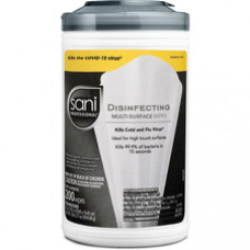 PDI Sani-Cloth Multi-Surface Disinfecting Wipes - Ready-To-Use Wipe - 200 - 1 Each - White