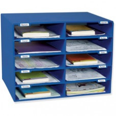 Classroom Keepers 10-Slot Mailbox - 10 Compartment(s) - Compartment Size 3