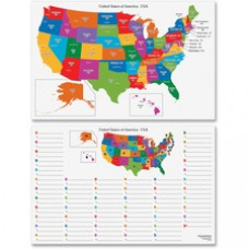 Pacon Dry Erase Learning Board Maps - 11
