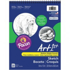 UCreate Medium Weight Acid Free Sketch Books - 30 Sheets - Spiral - 9