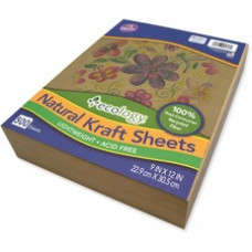 Creativity Street Natural Kraft Sheets - Drawing, Project, Art, Craft Project, Decoration - 500 Piece(s) - 2.10