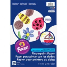 Pacon Fingerpaint Paper - 50 Sheets - 11