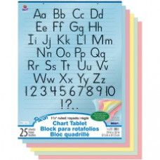 Pacon Colored Paper Chart Tablet - 24