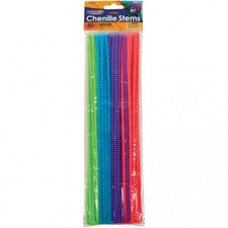Pacon Spiral Chenille Stems - Classroom, Home, Art Project - Recommended For 4 Year - 12