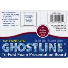 Ghostline Foam Presentation Board - Chart, Graph, Display, Decoration, Presentation, School, Home, Art, Office - 36
