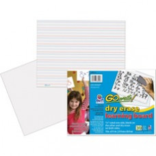 GoWrite!® Dry Erase Learning Board - Dry-erase, Two-Sided, 3/4