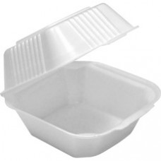 Pactiv HL Foam Sandwich Container - White - Foam Body - 500 / Carton