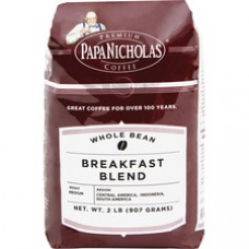 PapaNicholas Breakfast Blend Coffee - Regular - Breakfast Blend, Arabica - Light/Mild - 32 oz - 1 Each