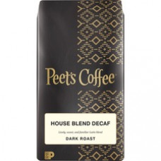 Peet's Decaf House Blend Coffee - 2.5 oz - 18 / Box