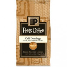 Peet's Coffee & Tea Cafe Domingo 2.5Oz Frac Pack - Regular - Cafe Domingo - Medium - 2.5 oz Per Pack - 18 Packet - 18 / Box