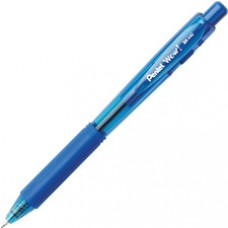 Pentel WOW! Retractable Ballpoint Pens - Medium Pen Point - 1 mm Pen Point Size - Blue - Blue Barrel - 12 / Dozen