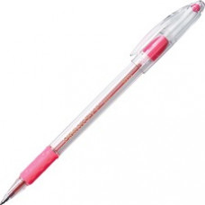 Pentel R.S.V.P Pink Medium Point Ballpoint Pen - Medium Pen Point - 1 mm Pen Point Size - Refillable - Pink - Clear Barrel - 1 Dozen