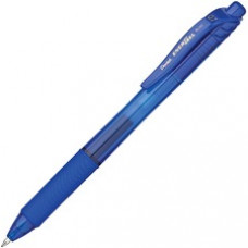 Pentel EnerGel-X Retractable Gel Pens - Medium Pen Point - 0.7 mm Pen Point Size - Refillable - Blue Gel-based Ink - Blue Barrel
