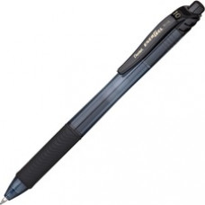 Pentel EnerGel-X Retractable Gel Pens - Bold Pen Point - 1 mm Pen Point Size - Refillable - Black Gel-based Ink - Black Barrel - 12 / Dozen