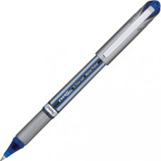 Pentel EnerGel NV Liquid Gel Pens - Medium Pen Point - 0.7 mm Pen Point Size - Blue Gel-based Ink - Gray Barrel - 12 / Box