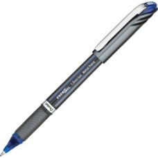 Pentel EnerGel NV Liquid Gel Pens - Bold Pen Point - 1 mm Pen Point Size - Blue Gel-based Ink - Gray Barrel - 12 / Dozen