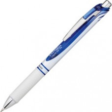 Pentel EnerGel Pearl Retractable Liquid Gel Pen - Medium Pen Point - 0.7 mm Pen Point Size - Refillable - Blue Gel-based Ink - Pearl White Barrel - 1 Each