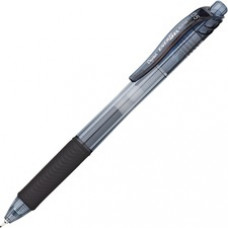 Pentel EnerGel-X Retractable Gel Pens - Fine Pen Point - 0.5 mm Pen Point Size - Needle Pen Point Style - Refillable - Black Gel-based Ink - Black Barrel