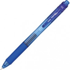 Pentel EnerGel-X Retractable Gel Pens - Fine Pen Point - 0.5 mm Pen Point Size - Needle Pen Point Style - Refillable - Blue Gel-based Ink - Blue Barrel