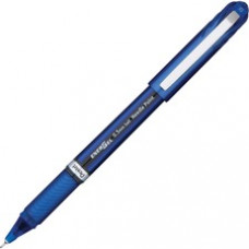 Pentel EnerGel NV Liquid Gel Pens - Fine Pen Point - 0.5 mm Pen Point Size - Needle Pen Point Style - Blue Gel-based Ink - Blue Barrel - 12 / Box
