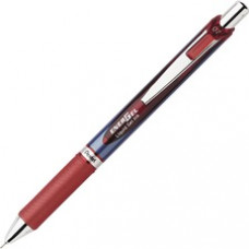 Pentel EnerGel RTX Liquid Gel Pen - Medium Pen Point - 0.7 mm Pen Point Size - Needle Pen Point Style - Refillable - Red Gel-based Ink - Blue Barrel - 1 Each