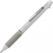 Pentel 2S Combo Pen/Mechanical Pencil - 0.5 mm Lead Size - Black/Red Gel-based Ink - White Barrel - 1 Each