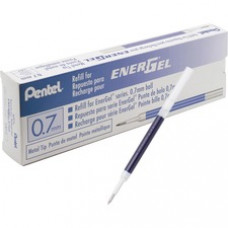 Pentel EnerGel .7mm Liquid Gel Pen Refill - 0.70 mm, Fine Point - Blue Ink - Smudge Proof, Smear Proof, Quick-drying Ink, Glob-free, Smooth Writing - 12 / Box