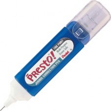 Pentel Presto! Jumbo Correction Pen - Metal Tip Applicator - 0.41 fl oz - White - Fast-drying, Ozone-safe - 1 Each
