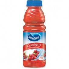 Ocean Spray Cranberry Juice Cocktail Drink - Cranberry Flavor - 15.20 fl oz (450 mL) - Bottle - 12 / Carton