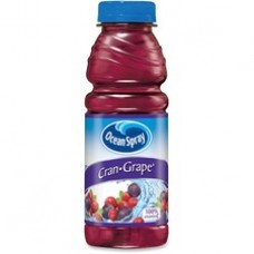 Ocean Spray Cran-Grape Juice Drink - Cranberry, Grape Flavor - 15.20 fl oz (450 mL) - Bottle - 12 / Carton