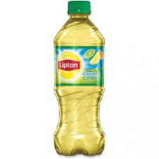 Lipton Citrus Green Tea Bottle Bottle - Green Tea - Citrus - 20 oz - 24 Bottle - 24 / Carton