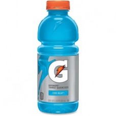 Gatorade Thirst Quencher Bottled Drink - Cool Blue Raspberry Flavor - 20 fl oz (591 mL) - Bottle - 24 / Carton