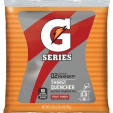 Gatorade Thirst Quencher Powder Mix - Powder - Fruit Punch Flavor - 1.31 lb - 2.50 gal Maximum Yield - 1 / Pack