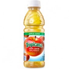 Tropicana Bottled Apple Juice - Apple Flavor - 10 fl oz (296 mL) - 24 / Carton