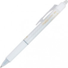 FriXion Clicker Erasable Gel Pen - Extra Fine Pen Point - 0.5 mm Pen Point Size - Refillable - Retractable - Black Gel-based Ink - White Barrel - 1 Dozen