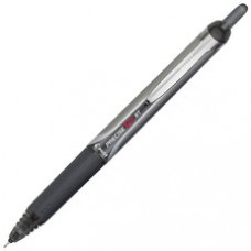 Pilot Precise V5 RT Extra-Fine Premium Retractable Rolling Ball Pens - Extra Fine Pen Point - 0.5 mm Pen Point Size - Needle Pen Point Style - Refillable - Black - Black Barrel - 1 Dozen